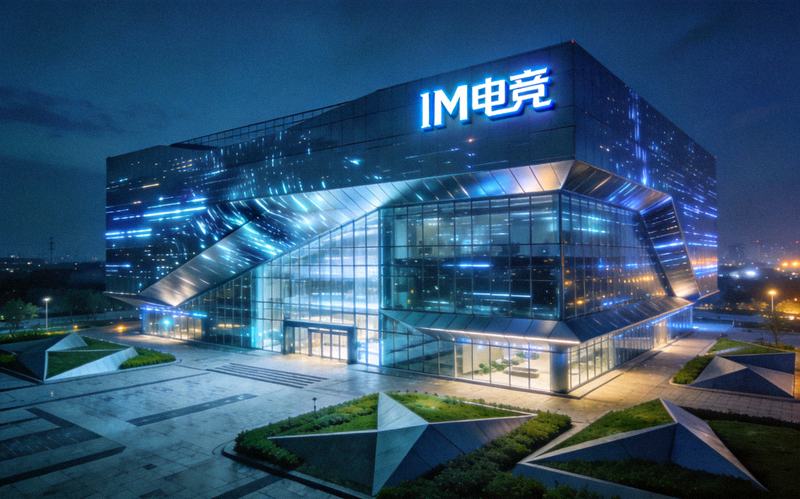 IM电竞公司总部大楼外观 - 现代科技感建筑