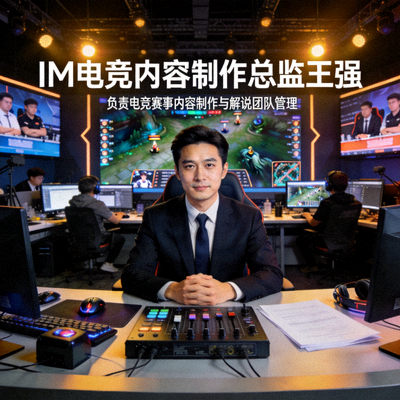IM电竞内容制作总监王强 - 负责电竞赛事内容制作与解说团队管理