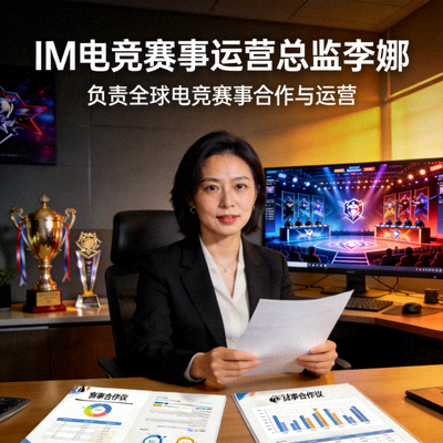 IM电竞赛事运营总监李娜 - 负责全球电竞赛事合作与运营