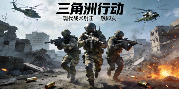 三角洲行动游戏宣传图 - 展示现代军事战术射击场景