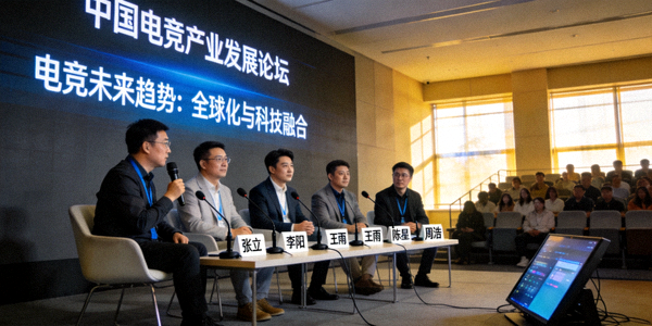 中国电竞产业发展论坛现场 - 行业专家讨论电竞未来趋势
